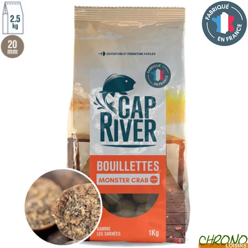 Bouillettes Cap River Monster Crab 20mm 2.5kg 1 Bouillettes Cap River Monster Crab 20mm 2.5kg