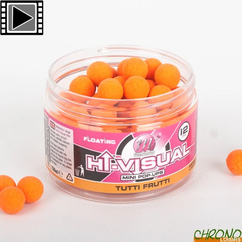 Pop Ups Mainline Fluo Hi Visual Tutti Frutti 12mm 150ml 1 Pop Ups Mainline Fluo Hi Visual Tutti Frutti 12mm 150ml