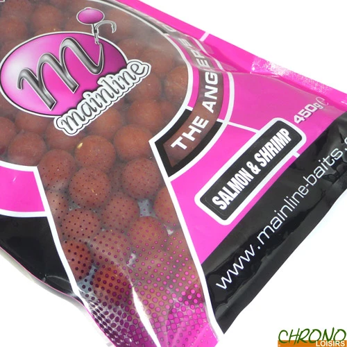 Bouillettes Mainline Response Salmon & Shrimp 15mm 450g 1 Bouillettes Mainline Response Salmon & Shrimp 15mm 450g