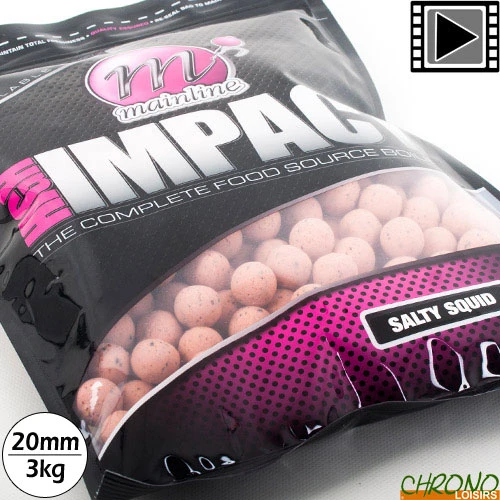 Bouillettes Mainline High Impact Salty Squid 20mm 3kg 1 Bouillettes Mainline High Impact Salty Squid 20mm 3kg