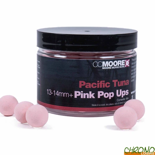 Pop Ups CC Moore Pacific Tuna Pink 13/14mm (par 45) 1 Pop Ups CC Moore Pacific Tuna Pink 13/14mm (par 45)