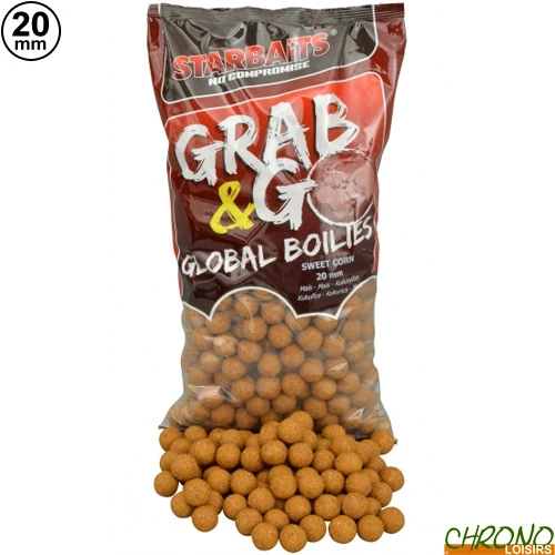 Bouillettes Starbaits Grab & Go Sweet Corn 20mm 2.5kg 1 Bouillettes Starbaits Grab & Go Sweet Corn 20mm 2.5kg