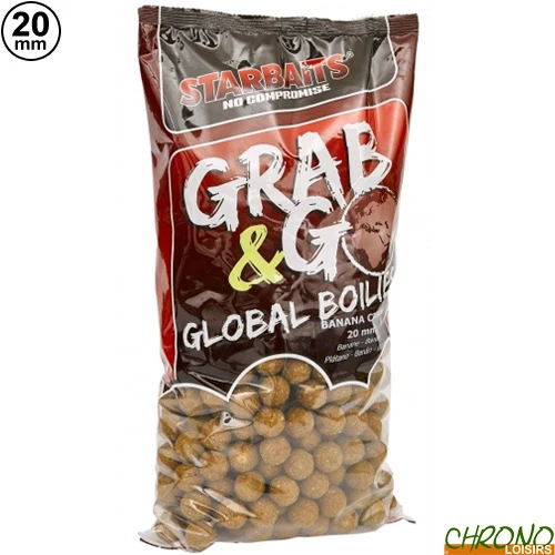 Bouillettes Starbaits Grab & Go Banana Cream 20mm 2.5kg 1 Bouillettes Starbaits Grab & Go Banana Cream 20mm 2.5kg