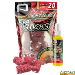 Stick PVA Pelzer Bomb-A Sushi + Booster Fluo (les 20)