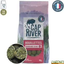 Bouillettes Cap River Banane Kiwi 14mm 2.5kg