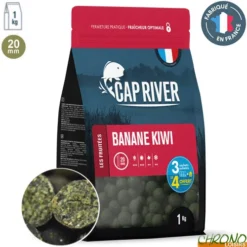 Bouillettes Cap River Banane Kiwi 20mm 1kg