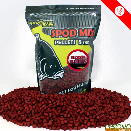 Pellets Pro Elite Baits Bloody Mulberry Spod Mix 1.8KG 1 Pellets Pro Elite Baits Bloody Mulberry Spod Mix 1.8KG