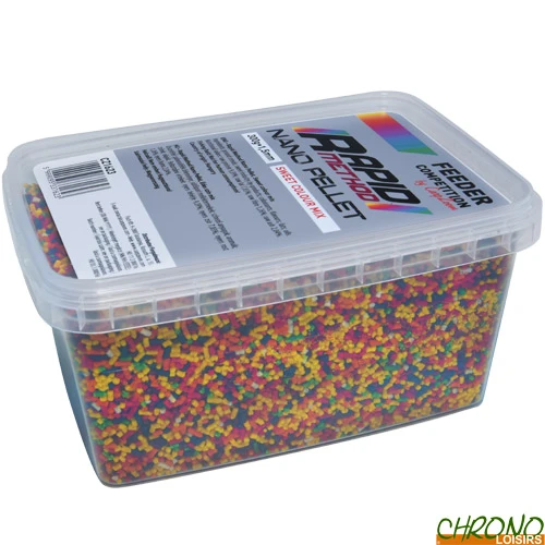 Pellets Carp Zoom Rapid Method Nano Sweet Colour Mix 1.5mm 300g 1 Pellets Carp Zoom Rapid Method Nano Sweet Colour Mix 1.5mm 300g