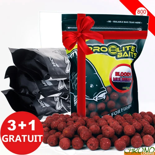 Bouillettes Pro Elite Baits Bloody Mulberry 20mm 800g (x3) 1 Bouillettes Pro Elite Baits Bloody Mulberry 20mm 800g (x3)